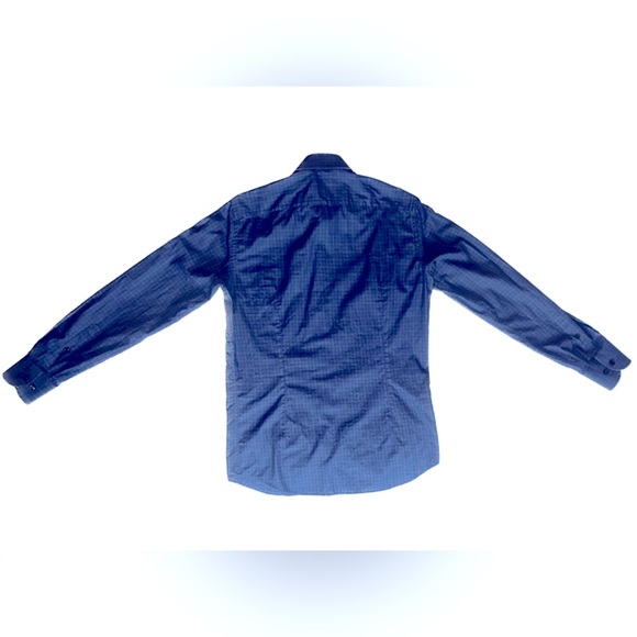 👔 2 FOR $20 👔 Men’s Blue Button Up Dress Shirt - OVS Italy - Slim Fit - Picture 4 of 9